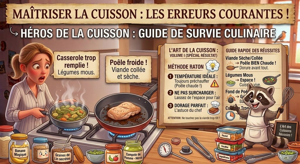 Erreurs de cuisson : 15 habitudes qui gâchent vos plats