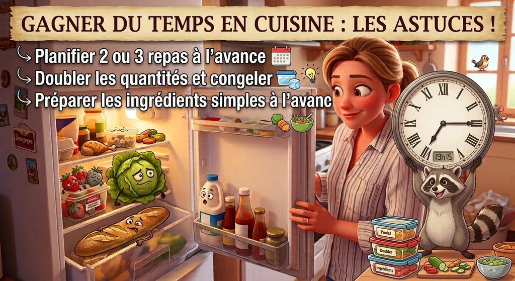 Gagner du temps en cuisine : 15 astuces simples pour préparer les repas plus vite